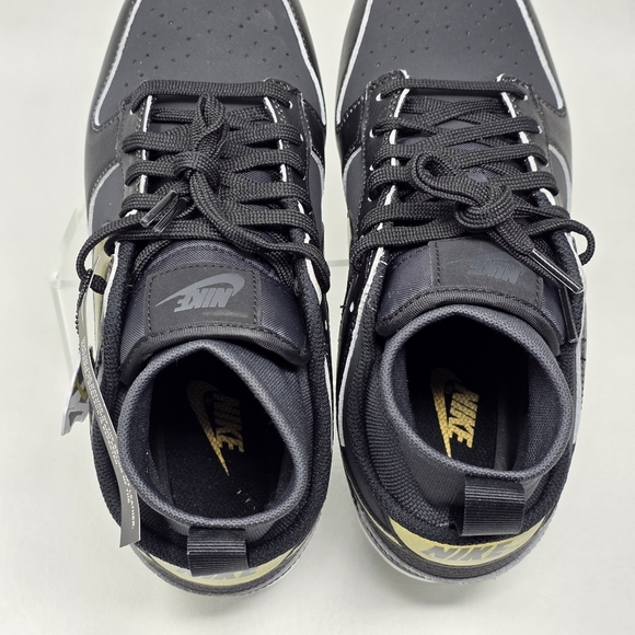 Nike Alpha Menace Dunk Gold Black Men’s Size 8.5 Football Cleats HV6923-001 New main image 4